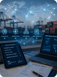 IA, financiamiento digital del comercio y blockchain transformando las operaciones comerciales transfronterizas