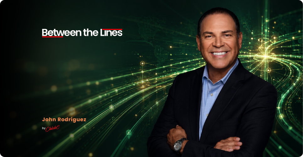 John C. Rodriguez and Belkis discussing real-time payments, payment rails and cross-border banking in Latin America